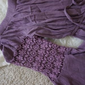 Dresses - Light purple off the shoulder romper sz M Dresses - Light purple off the shoulder romper sz M